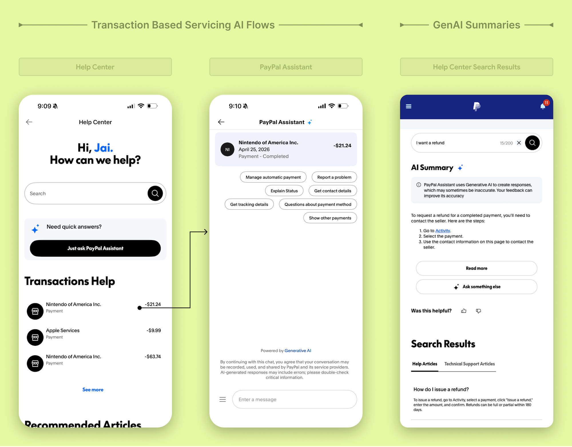 PayPal Customer Support AI resolution
